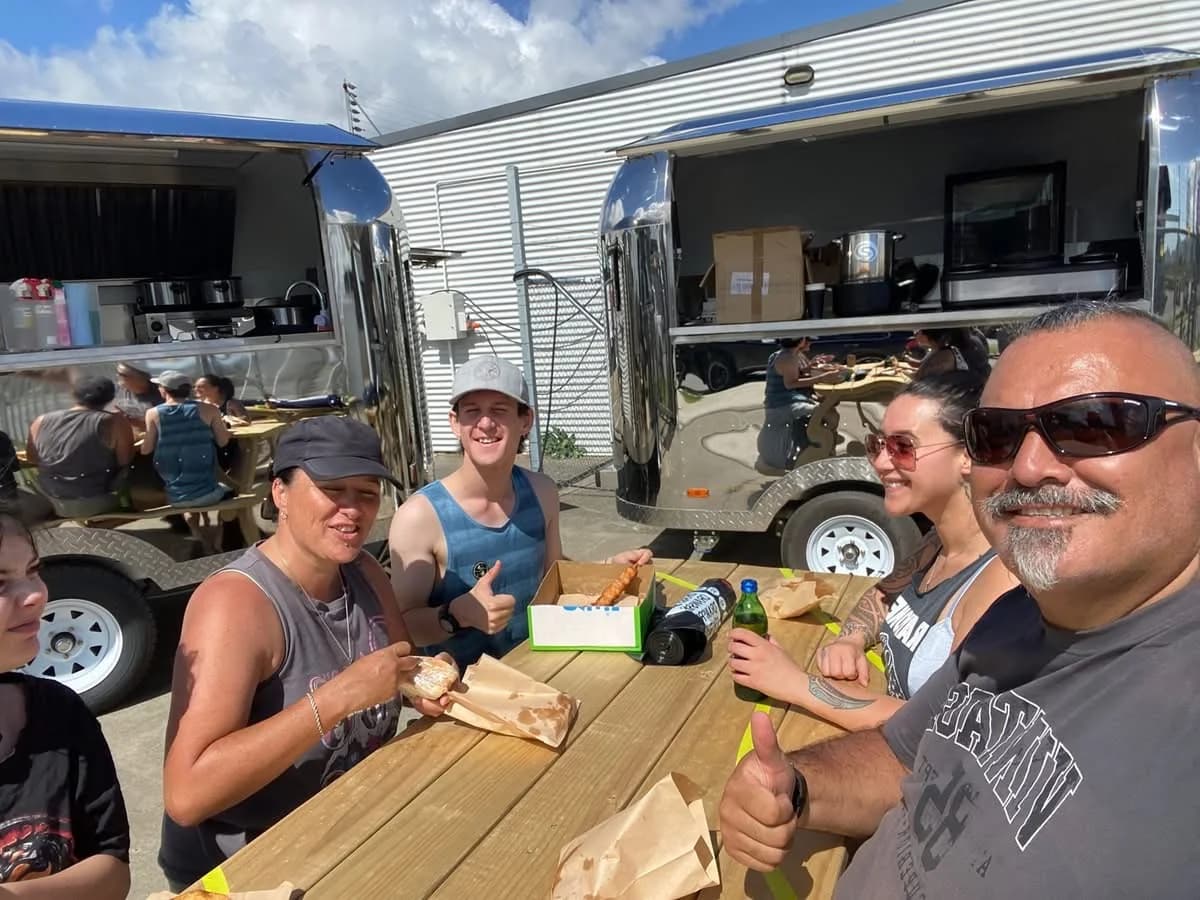 The Loaded Kiwi whanau food truck